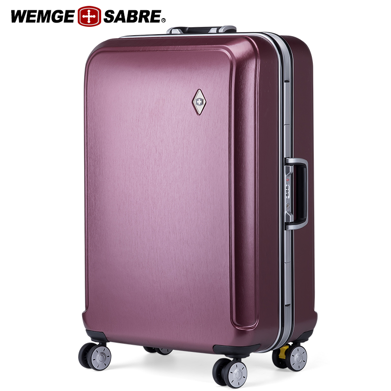 Swiss Army knife suitcase Youth version of suitcase Men and women 20-inch universal wheel pull-lever box password check-in box