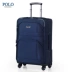 Paul POLO xe đẩy kinh doanh phổ quát bánh xe nam và nữ Oxford vali vải hộp mềm lên máy bay 20/24/26 inch vali cao cấp Va li