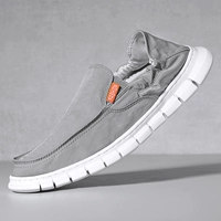 Новая летняя дышащая обувь из старой пекинской ткани Zhuo Mu, мужская повседневная парусиновая быстросохнущая мужская обувь с защитой от запаха на одной ноге