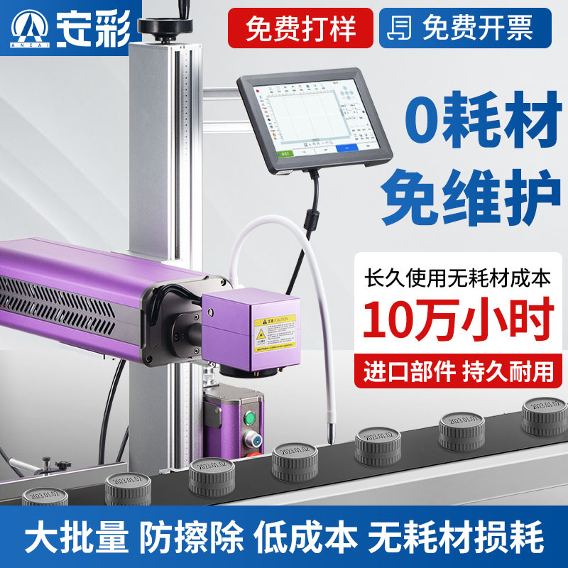 Fully Automatic Assembly Line Laser Coding Machine for Printing Production Date, Graphics, Qr Codes, Metal Nameplates, Bottles, and Cartons Fully Automatic Assembly Line Laser Coding Machine for Printing Production Date, Graphics, Qr Codes, Metal Nameplates, Bottles, and Cartons