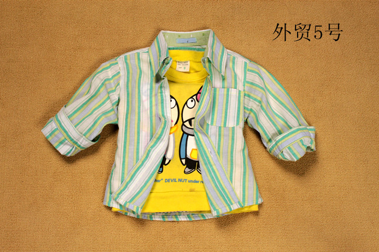 Chemise enfant à manche longue en coton - Ref 2083854 Image 26