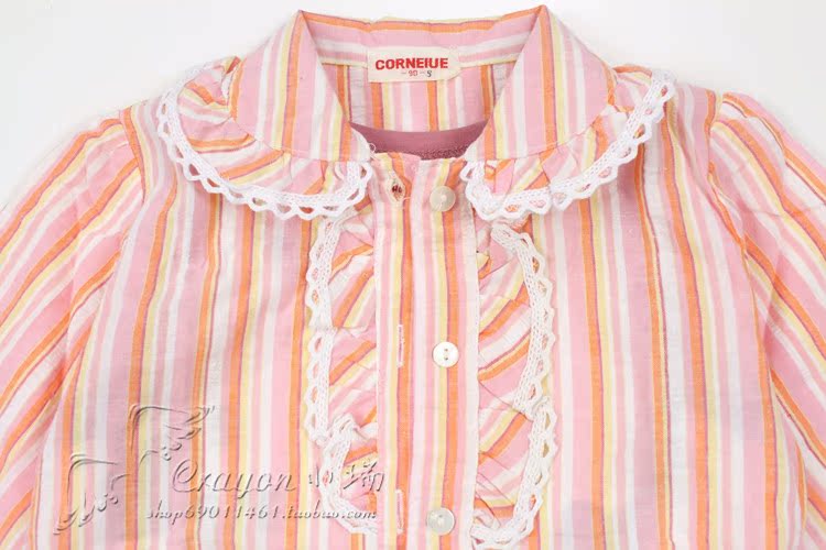 Chemise enfant à manche longue en coton - Ref 2083854 Image 69