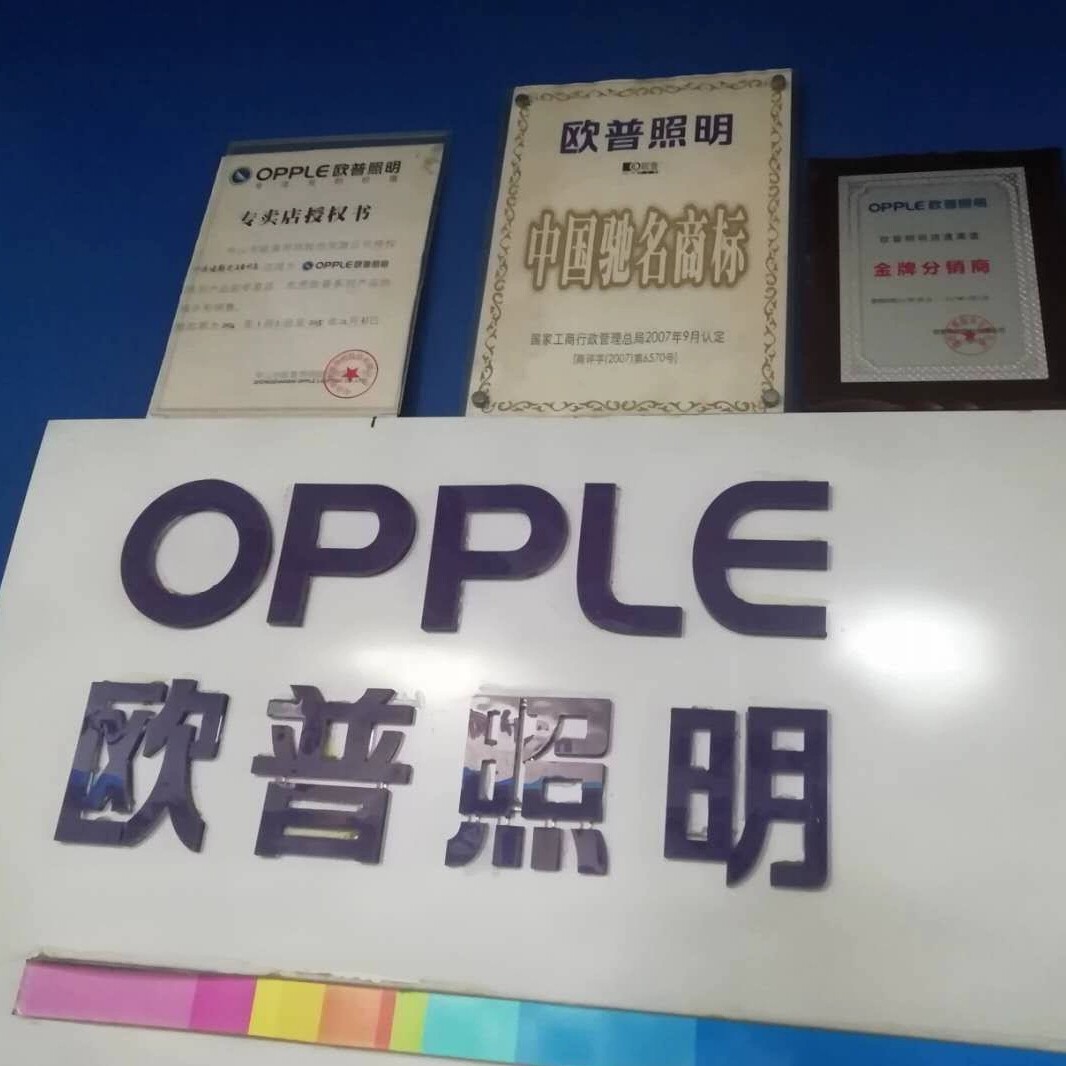 欧普照明公牛开关实体店批发