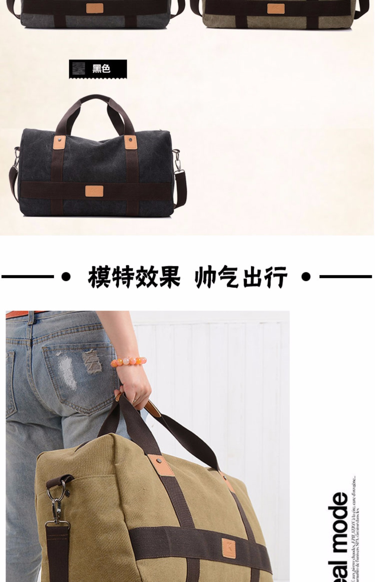 Túi vải Hàn Quốc mới túi xách nam túi xách vai túi Messenger Túi xách thông thường cho nam du lịch ngoài trời túi lớn túi da đeo chéo