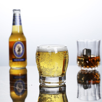 Round beer mug big belly glass square thick water Cup drink cup wine cup KTV bar night stall