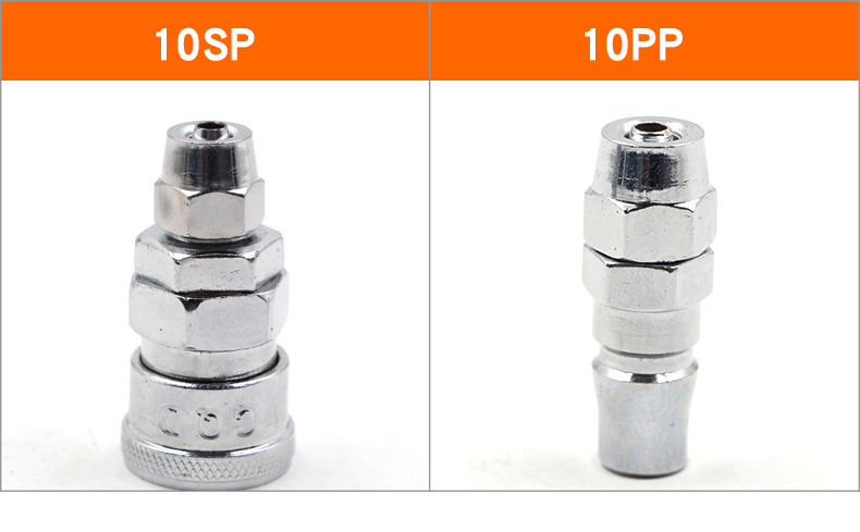 bình nén khí mini Đầu nối nhanh nam và nữ OWE 6 * 4mm 6 mm PP SP 10 ống khí nén phụ kiện công cụ khí nén 10sp + 10pp máy nén khí gia đình