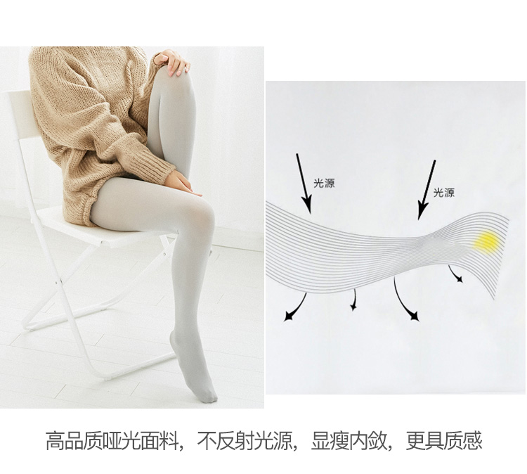 80D mượt nhung nhung vớ vớ nữ mỏng phần chống móc lụa Lycra eo phụ nữ hoang dã - Bít tất nữ tất trắng cao cổ