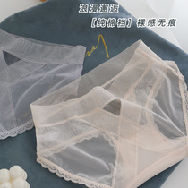 Cross mesh hot sexy lace womens underwear cotton crotch womens breifs thin breathable charming womens pants