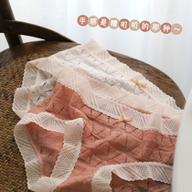 Japanese bubble sexy lace womens underwear size cotton crotch Lady breifs thin breathable sweet womens pants