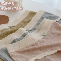 Pattern woven cotton sexy lace womens underwear size cotton crotch ladies breifs thin breathable womens pants