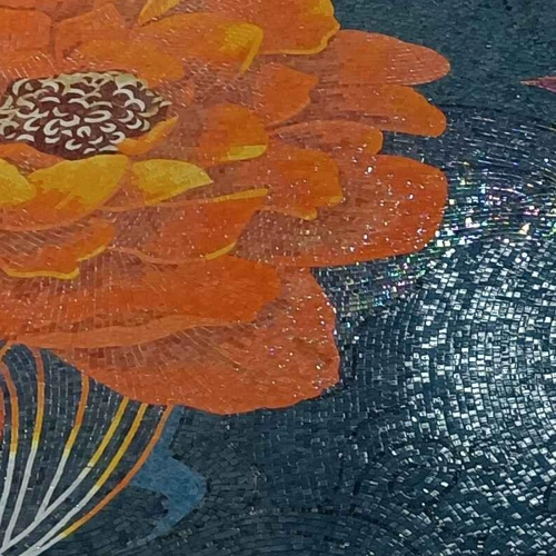 Мозаичная фоновая стена Простая современная гостиная крыльца Фон Фоон