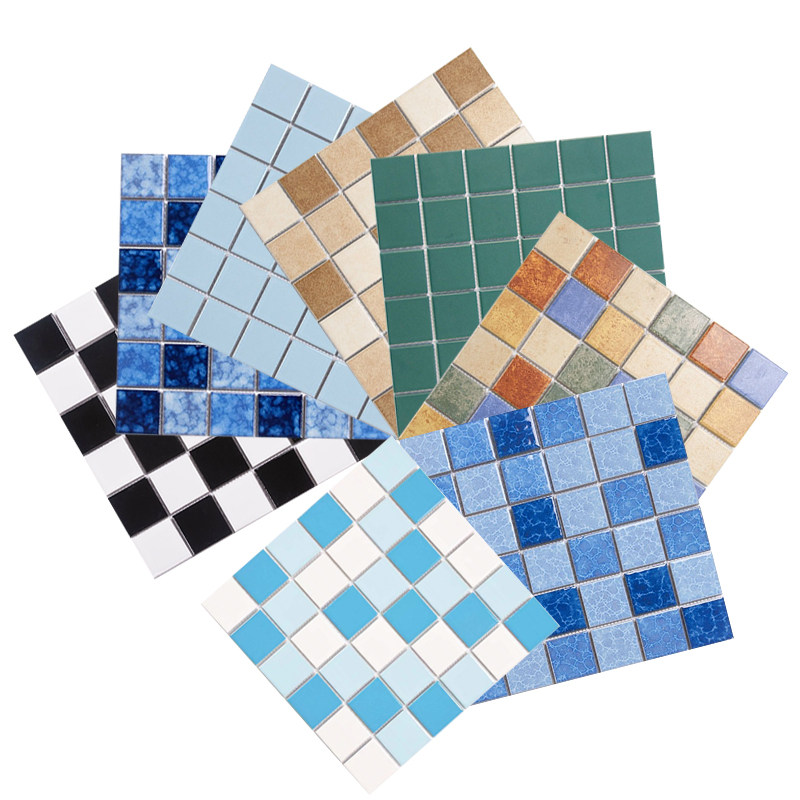 Ceramic swimming pool pattern mosaic mosaic gradient tile fish pool pool bathroom puzzle pattern homestay pool