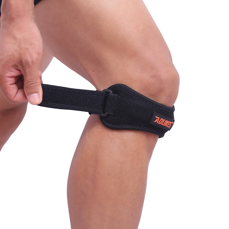 Patella vành đai thể thao miếng đệm đầu gối bóng rổ nam chạy chấn thương patella vành đai nén nữ bảo vệ thiết bị tập thể dục đầu gối sụn - Dụng cụ thể thao