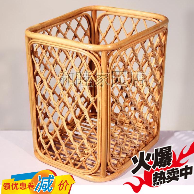 Vines basket containing basket Dirty Laundry Basket Rectangular Makeup Room Finishing Box Hotel Dining Room Towels rattan choreography