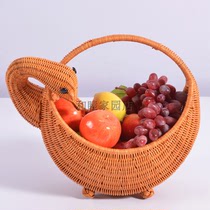 Goose Plant Vine Creative Fruit Pan Minimalist Modern Containing Tabletop Pendulum of Vine Basket Bread room Indoor Tea Table Living-room