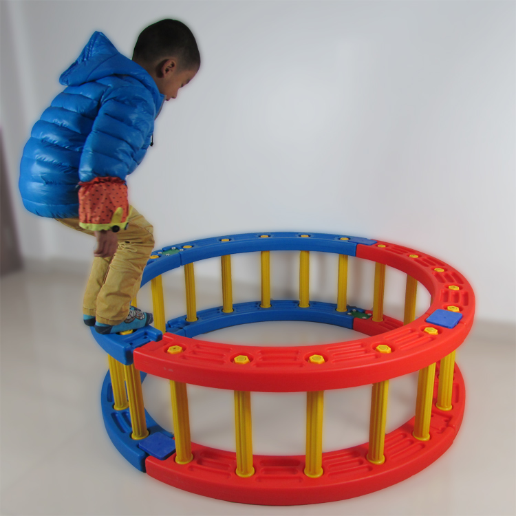 Kindergarten Balance Round Feeling Integrated Training Equipment Teaching Equipment Large Rolling Round S Balance Board Multipurpose Function
