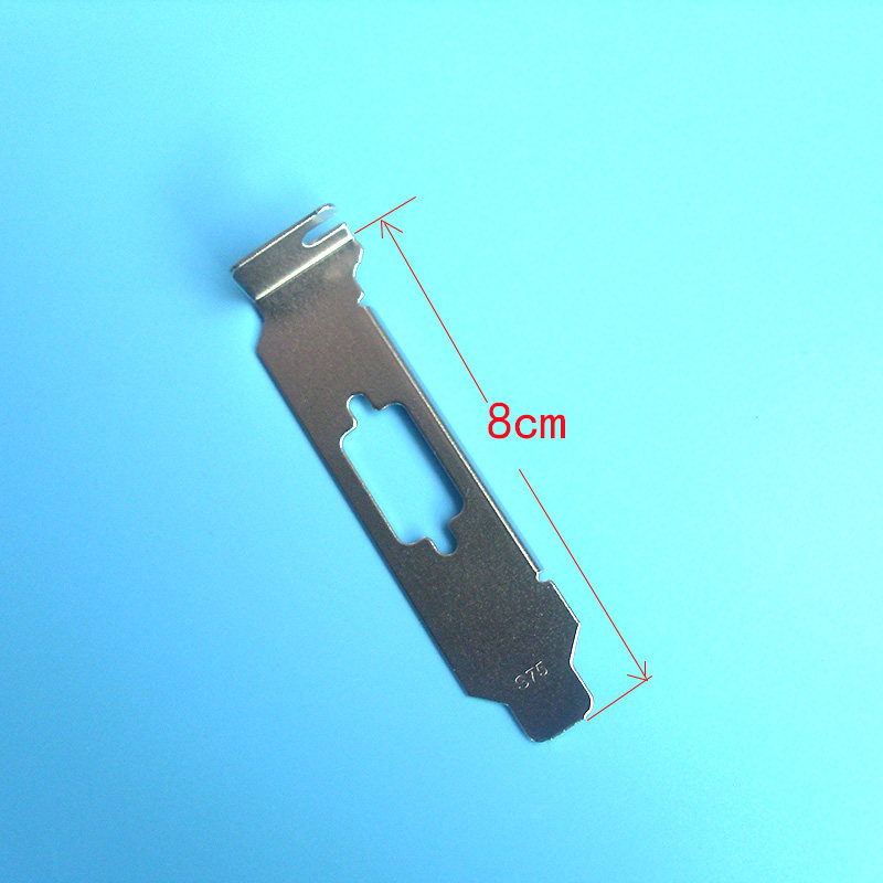 PCI STRING CARD Bezel Short Iron Sheet Half High Bezel 2U ultra-thin DELL Lenovo HP Small Host Shell 8CM Iron Bar PCIE