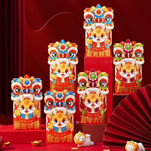 2024 Новый год Новый год Creative Personmazed Cartoon Red Bags Новый год Новый год Детский Новый год Новый год