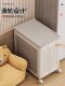 Clothes storage box has a large capacity and is widely used to flip the flap and foldable storage cabinet. Clothes and quilt storage cabinet.