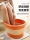 Foldable Foot Bath Bucket for Home Use, Simple Massage and Health Care Foot Bath Basin, Covers the Calves, with Lid, Insulated Foot Washing Basin