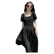 Maternity dress summer dress 2024 new little black dress loose summer style small maternity dress fashionable style dress
