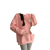 Maternity Autumn Sweatshirt 2024 New Suit Large Size Cotton Long Sleeve Top Belly Supporting Pants Autumn and Winter Maternity Clothing