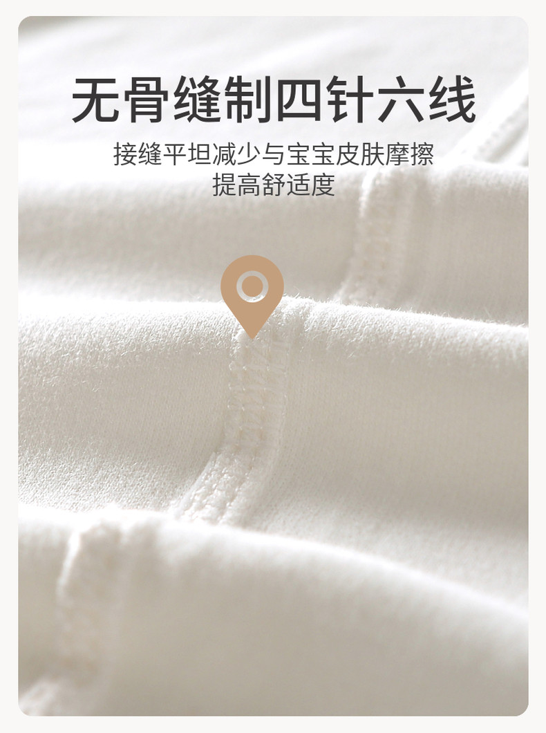 JQ婧麒婴儿连体衣秋季衣服秋装纯棉薄款外出长袖新生儿宝宝和尚服 — 3