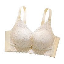 Jingqi Underwear Womens Small Breasts Show Big Gathering Summer Thin Seamless Soft Support Breast Reduction Anti-Sagging Sexy Bra