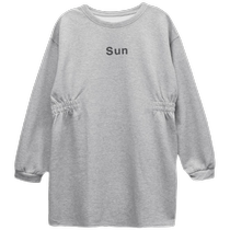 Maternity Autumn Sweatshirt Short Dress Fashionable and Western 2024 New Winter Spring Autumn Winter Fashionable Long Top