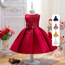 Jing Kiri Girl Gown Goown Light Extravagant And High-End Summa Princess Children Plins Children