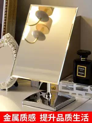 Demente high-definition mirror Office makeup mirror desktop makeup mirror European-style large dormitory desktop beauty mirror