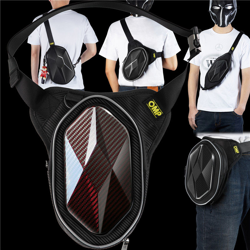 OMP carbon fiber multi-functional mobile phone waist leg bag bag bag bag bag bag luxury