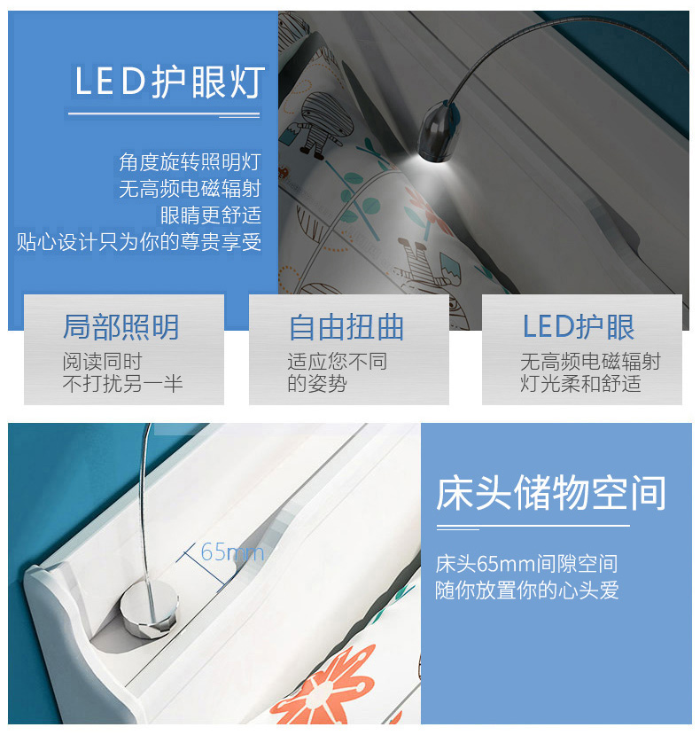 Nội thất đôi Tiger Giường đơn giản hiện đại Phòng ngủ chính 1,8 mét tiết kiệm 1,5m Giường đôi đa năng 15ZN2 - Giường giường giá rẻ