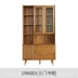 Double Tiger Furniture Tủ sách Gỗ rắn Bắc Âu Kệ sách Hai cửa Ba cửa Phòng học có cửa tủ 19N1 - Buồng Buồng