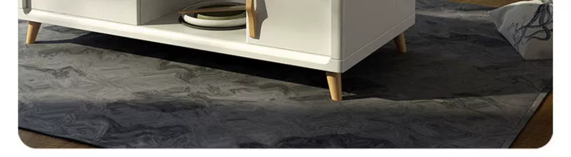Bàn ghế đôi hổ Bàn trà đơn giản hiện đại Bắc Âu Nội thất phòng khách nhỏ Hộ gia đình Bàn cà phê Tủ kết hợp tủ 806 - Bàn trà
