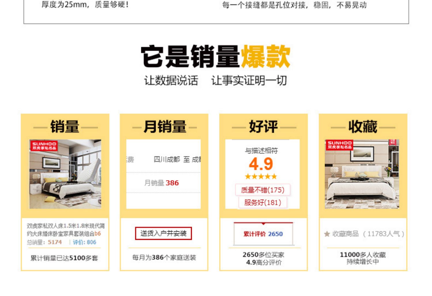 Nội thất đôi Tiger Nội thất toàn bộ nhà Hai phòng Một phòng khách Sofa Bàn cà phê Bàn kết hợp tủ giường - Bộ đồ nội thất giường ngủ