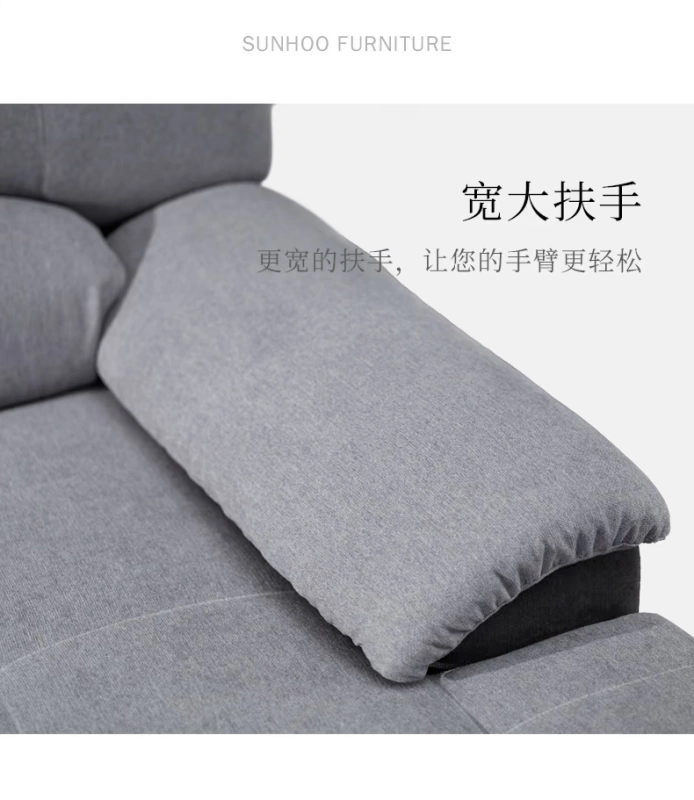 Đôi bàn ghế hổ sofa vải hiện đại phòng khách nhỏ gọn sẵn sàng ba chữ số gói kết hợp đồ nội thất sofa 085 - Ghế sô pha