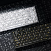Новая лига x75 беспроводная механическая клавиатура Bluetooth Прозрачная прокладка Прозрачная проводная проводная rgb Hot Plug kaihua x98
