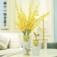 Phong cách châu Âu mô phỏng bình gốm cắm hoa trang trí phòng khách nhà mới Trung Quốc Tủ TV trang trí nhẹ nhàng trang trí hiên nhà - Trang trí nội thất