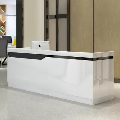 Company front desk desk desk simple modern shop hotel cashier counter consultation counter bar welcome counter