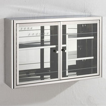 304 stainless steel hanging wall style cabinet bathroom hanging cabinet Wall Cabinet Kitchen storage Balcony Disposal containing hanging cabinet