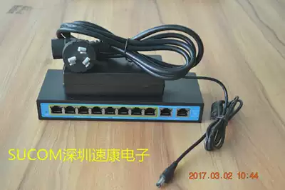 Iron shell 8 2-port Gigabit POE switch 15-60V power supply monitoring network 10-port Gigabit compatible wireless AP