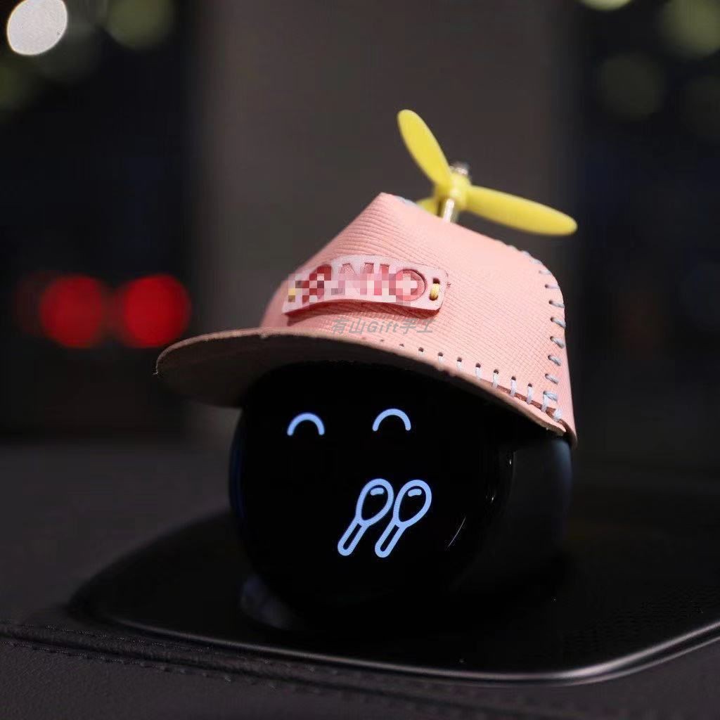 Weilai car Nomi cowhide hat new version original bamboo dragonfly baseball cap handmade leather goods custom cow house hot style