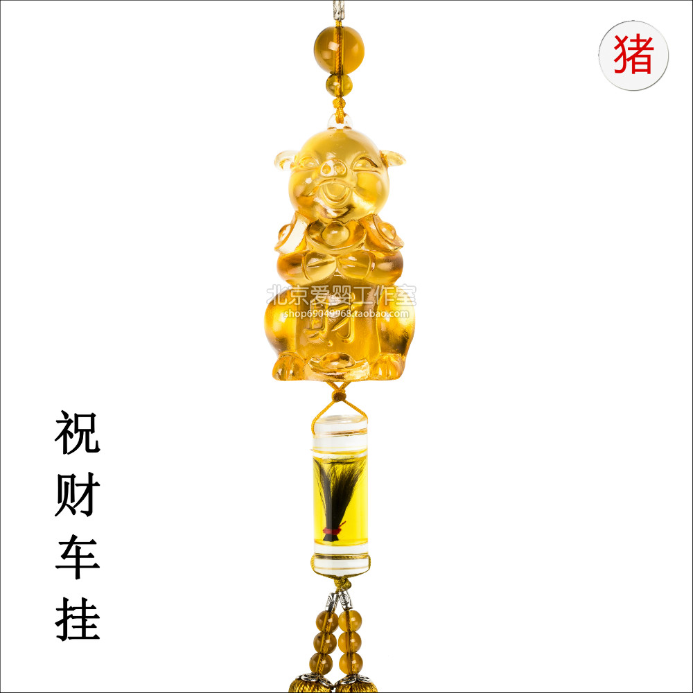 Baby studio Newborn gift customization Fetal hair pendant car pendant commemorative popular new products