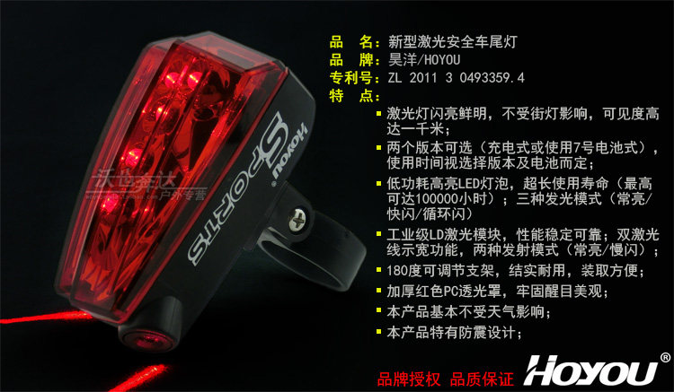 Eclairage pour vélo HOYOU - Ref 2400749 Image 24