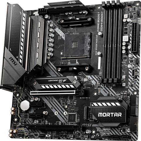 MSI B550M Mortar Supports Ryzen 1 to Fifth Generation Processor