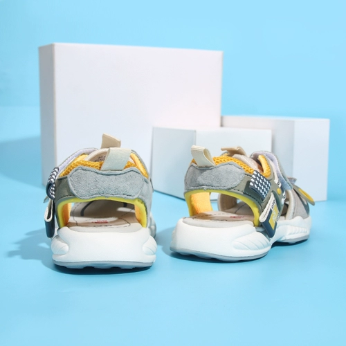 Летние мягкие спортивные сандалии, нескользящая пляжная обувь для мальчиков, повседневная обувь, мягкая подошва