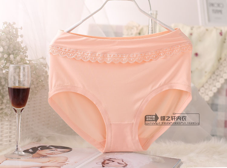 Full ba túi của phụ nữ siêu cộng với chất béo XL chất béo mm tóm tắt màu rắn gợi cảm bên nữ quần lót lọt khe nữ đẹp