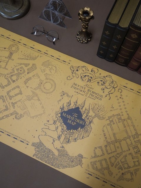 ME Harry Potter mouse pad genuine joint peripheral Hogwarts Castle Marauder's Land book desk mat gift