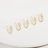 Медные серьги, силиконовые клипсы, аксессуар, аксессуары, 18 карат, DIY, без проколов ушей